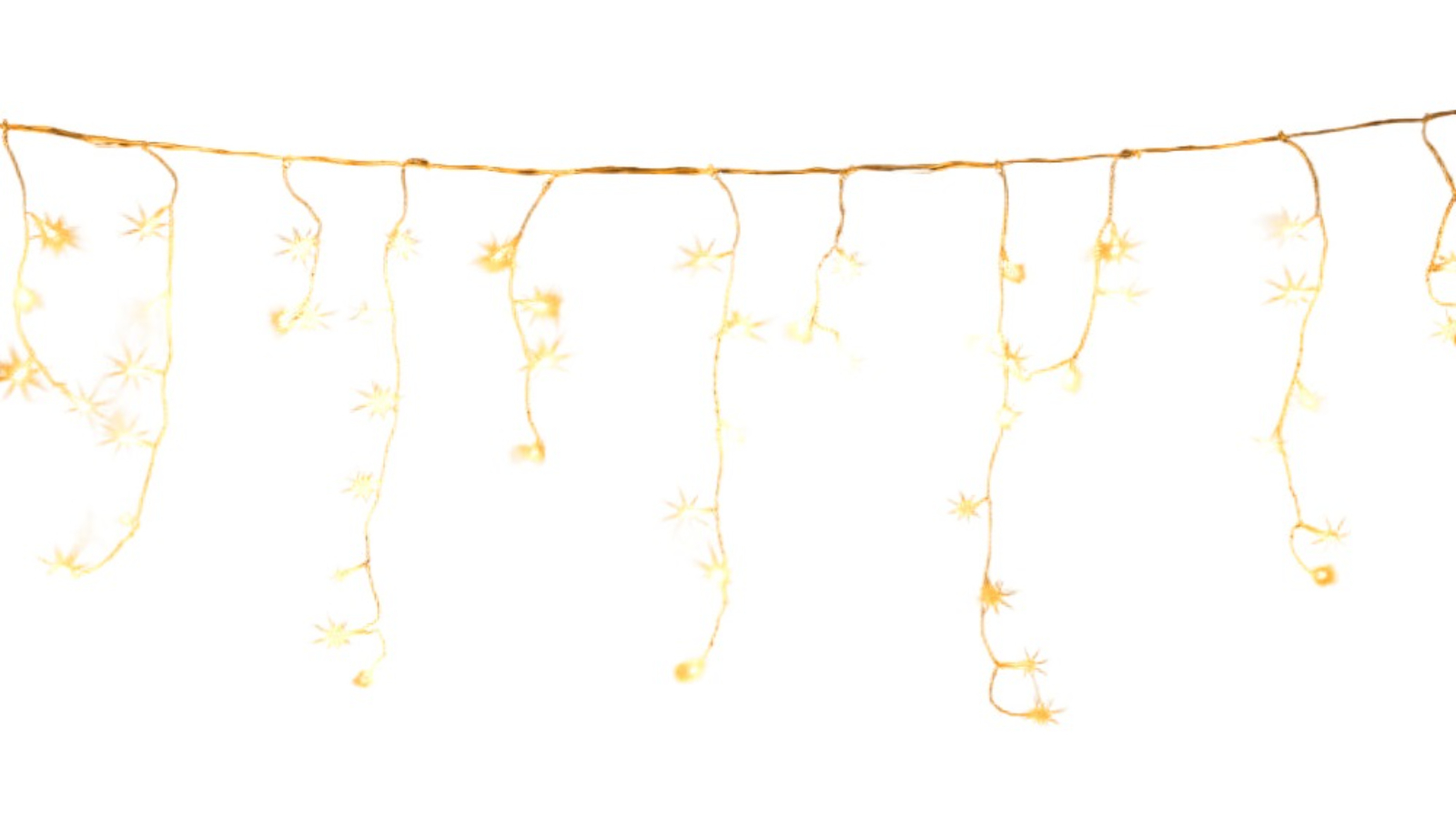 YS 20metre 800 LED Icicle Christmas Light - Warm White