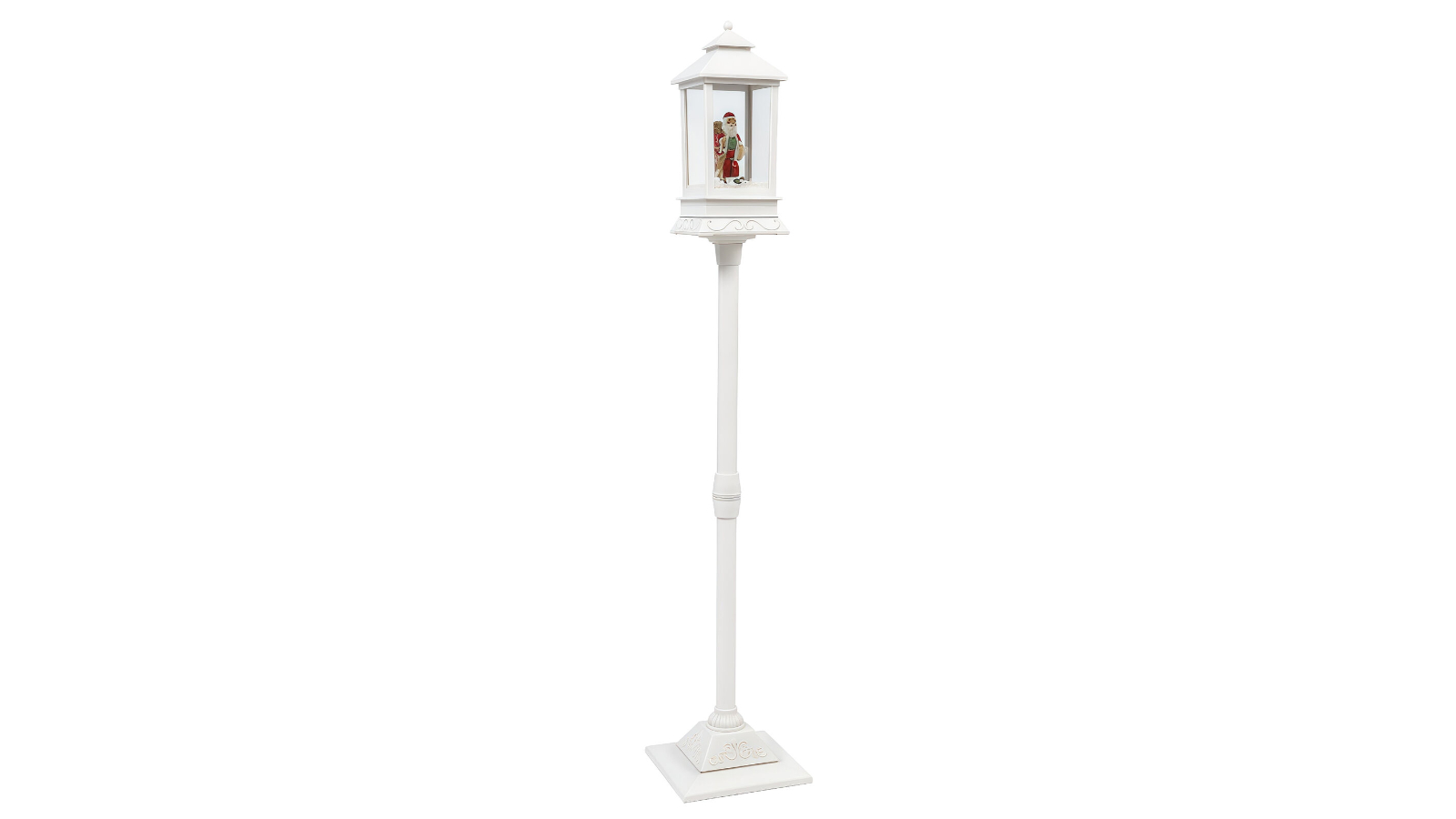 Festiva 148cm Christmas Lamp Post Decoration - White