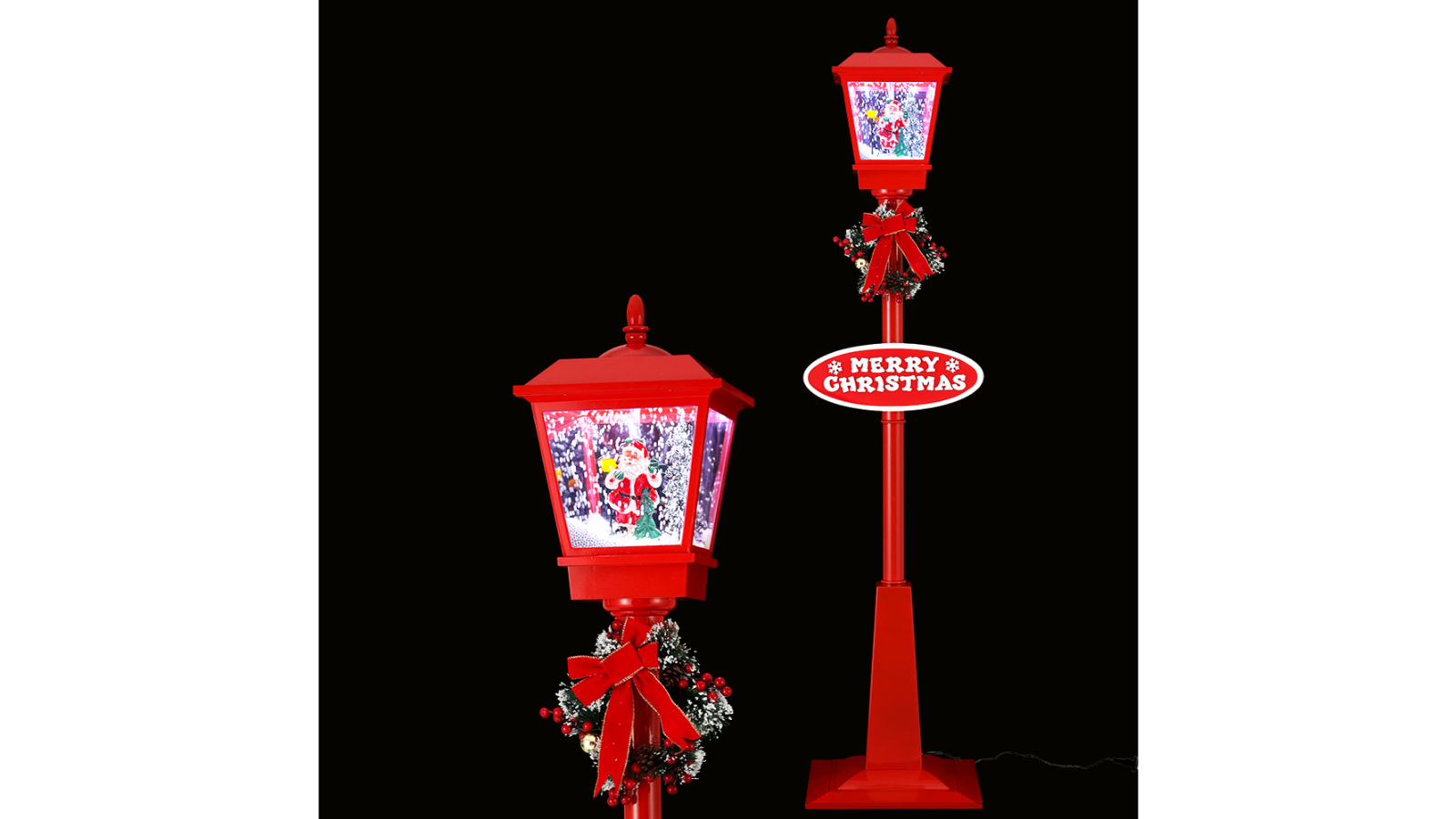 Jingle Jollys Christmas Lamp Post Lights LED Outdoor Decorations - 1.8metre
