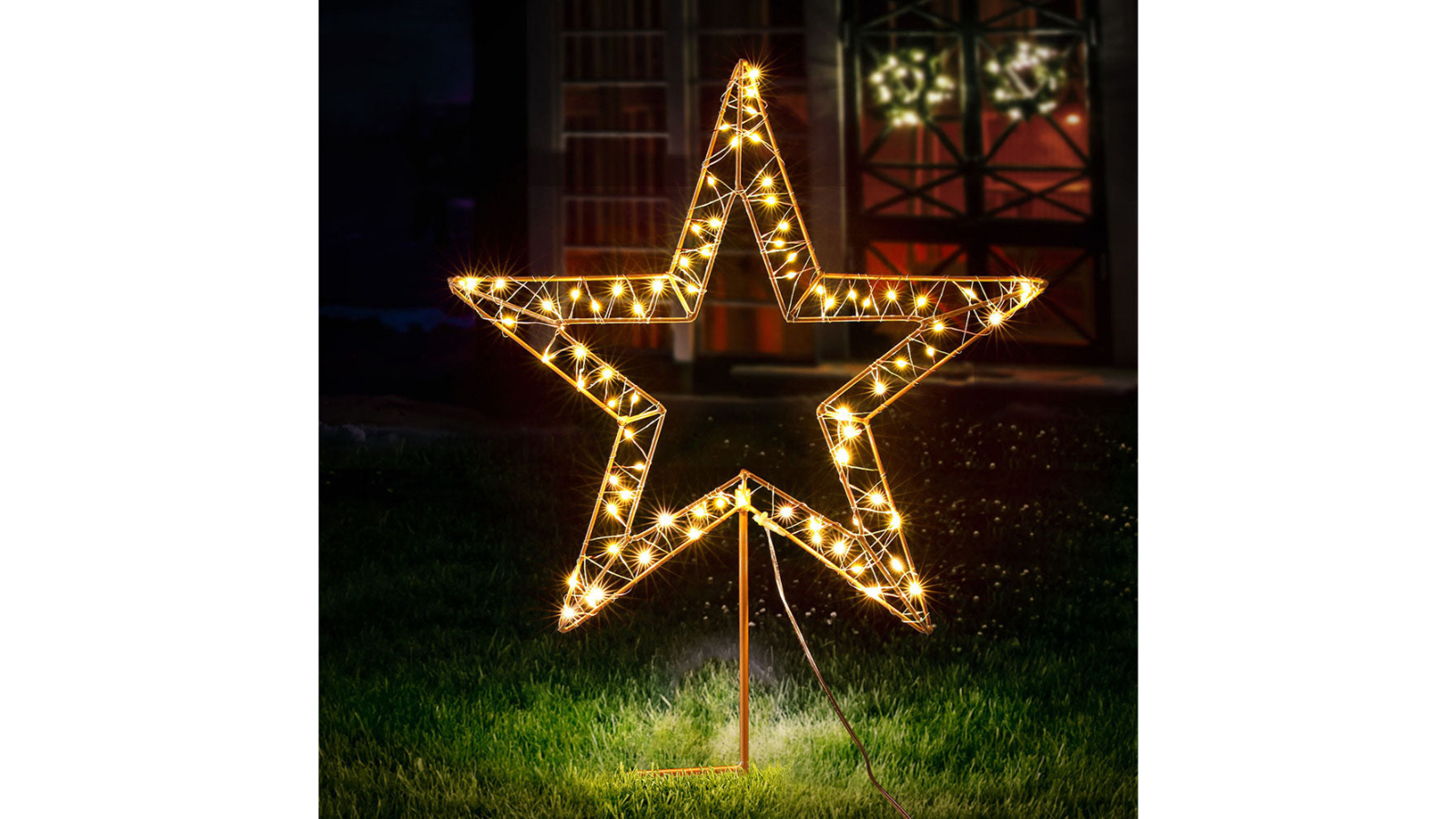 YS 100 LED Christmas Ground Star Fairy Light