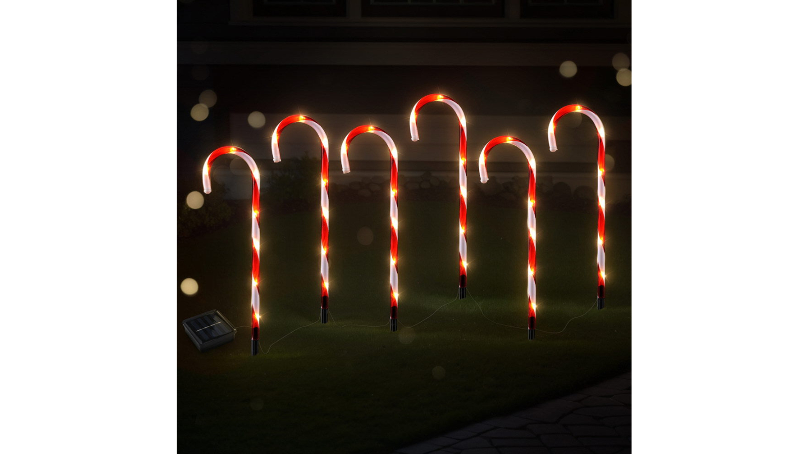 YS 6 Piece 42 LED Christmas Path Ground Light