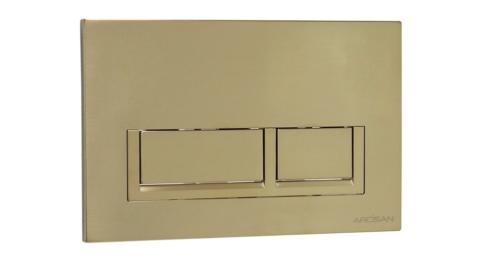 Arcisan Xoni Flush Plate - Brushed Brass