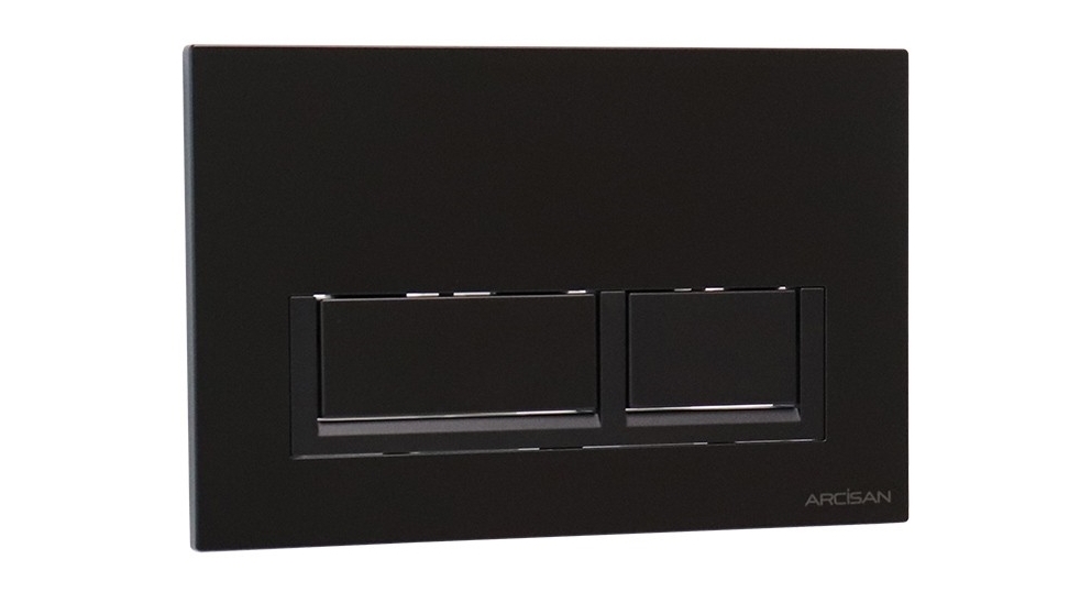 Arcisan Xoni Flush Plate - Matte Black