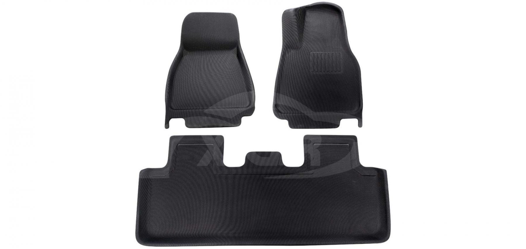 X-Car All Weather Anti-Slip Car Floor Mat Complete Set for Tesla Model Y 2022-2023