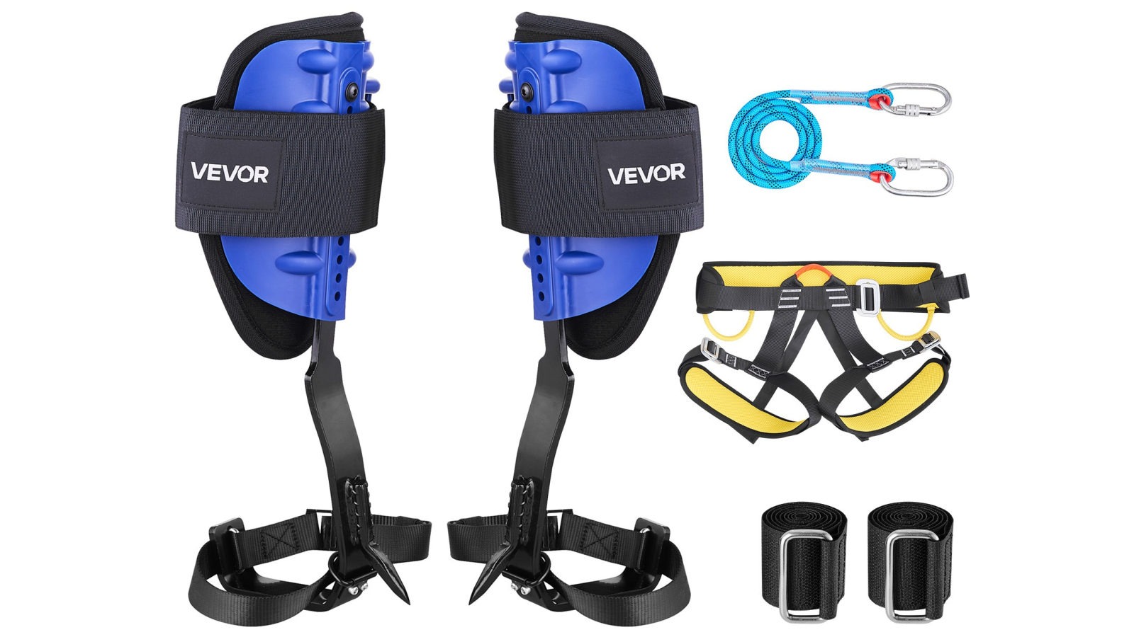 Vevor Tree Climbing Gear 159kg Load Adjustable Climbing Spikes Set for Hunting