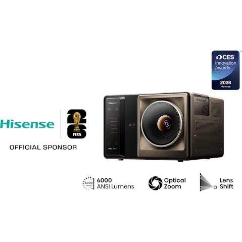 Hisense XR10 100-inch to 300-inch 4K Triple Laser Projector - Black