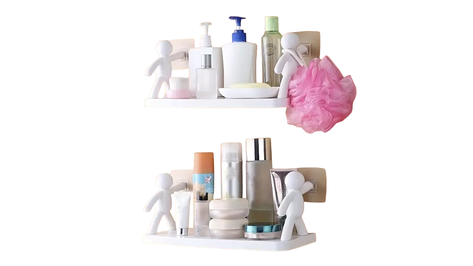 TM 2 Piece White Pure Elegance Floating Shelves