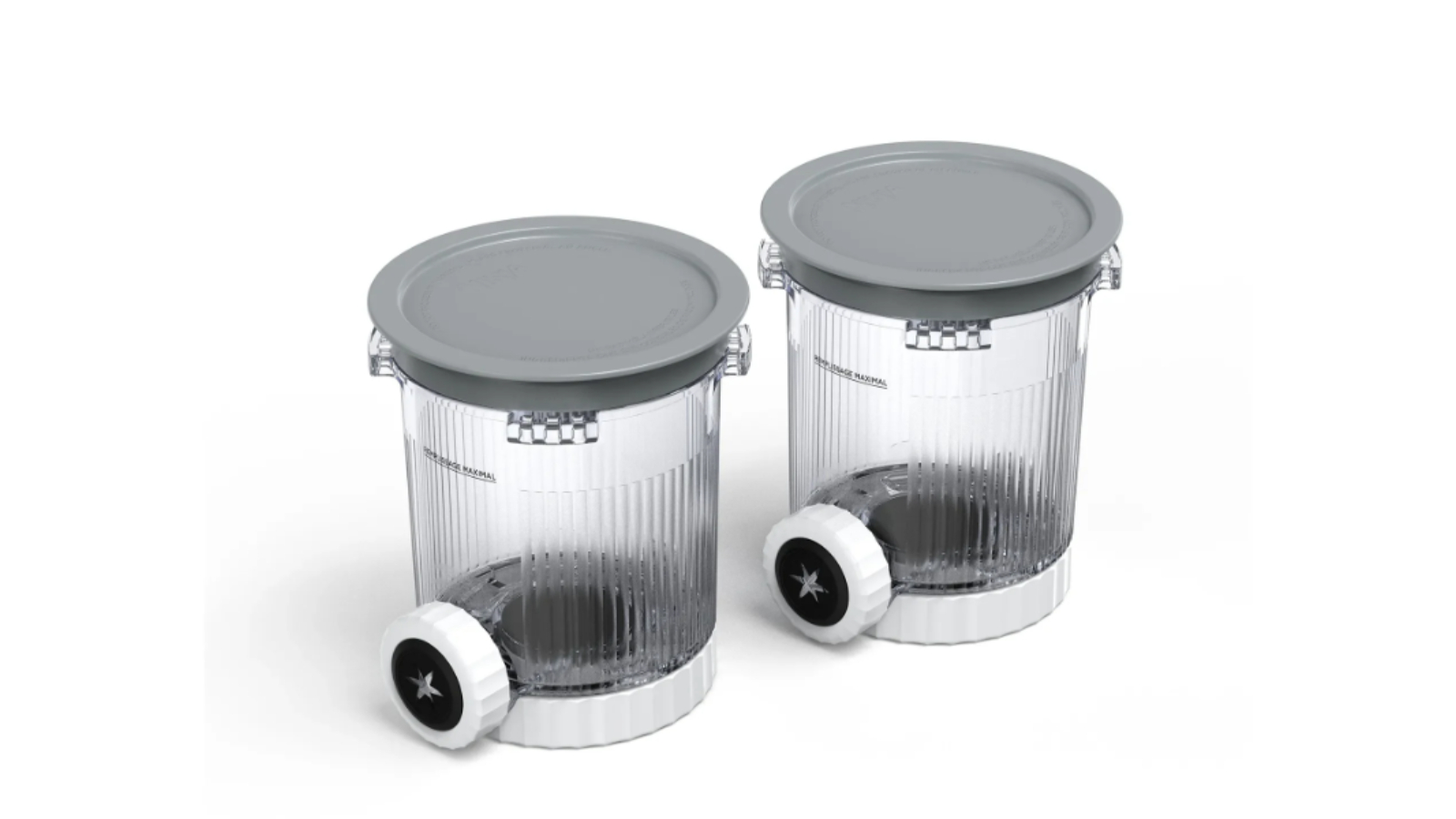 Ninja 470ml Swirl Tubs and Lids - Pack of 2
