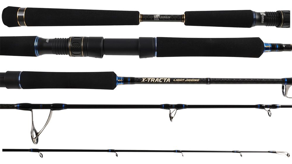 Samurai X-Tracta 6 ft 1-Piece Light Medium Fast Carbon Jig Fishing Rod - 40g