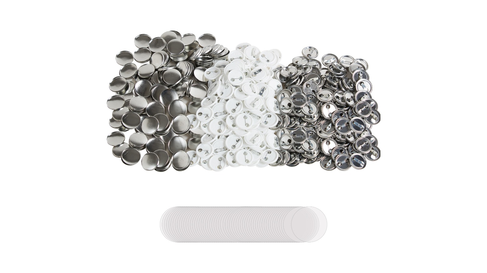 Vevor Set of 500 Button Badge Part Supplies