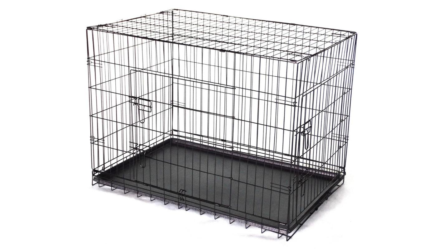 YES4PETS 36inch Collapsible Metal Dog Puppy Rabbit Cat Carrier with Cover