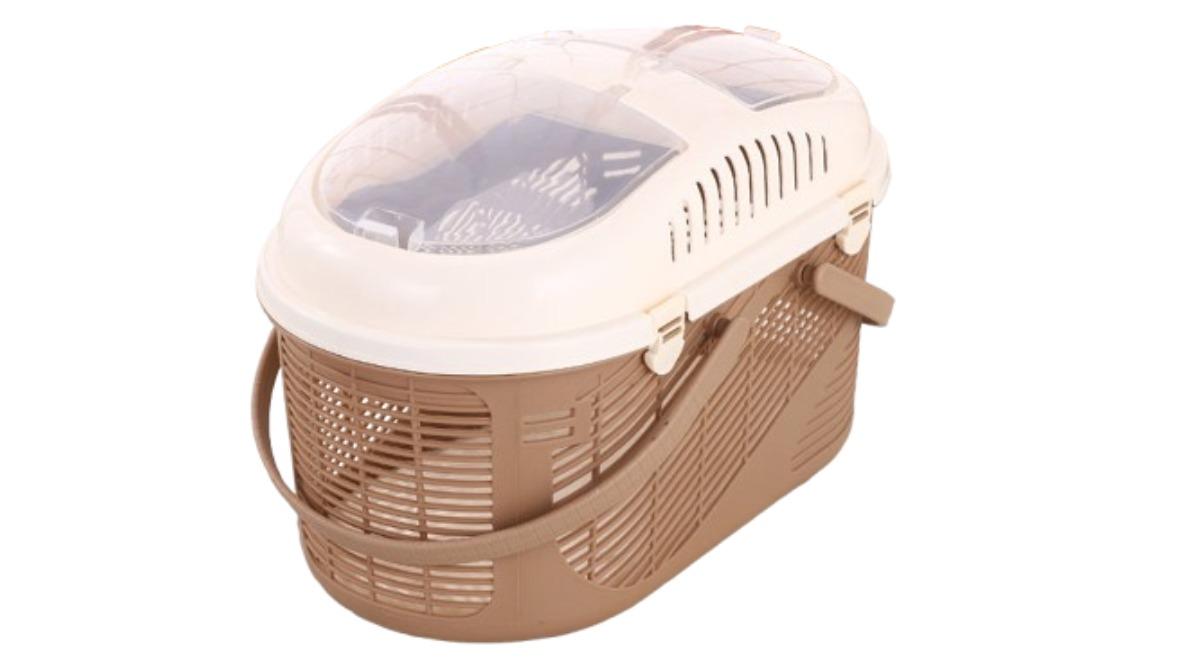 YES4PETS Small Dog Cat Rabbit Guinea Pig Cage with Mat - Brown