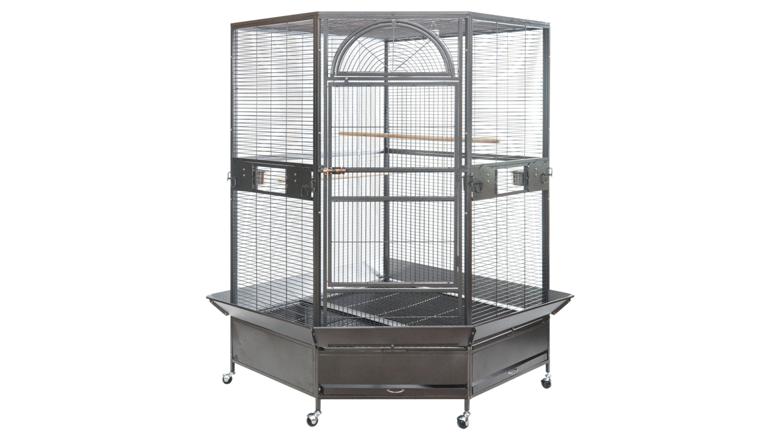 YES4PETS Corner Bird Cage Aviary Perch Castor Wheel - XX-Large