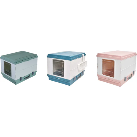 YES4PETS X-Large Portable Cat Litter Box with Handle and Scoop
