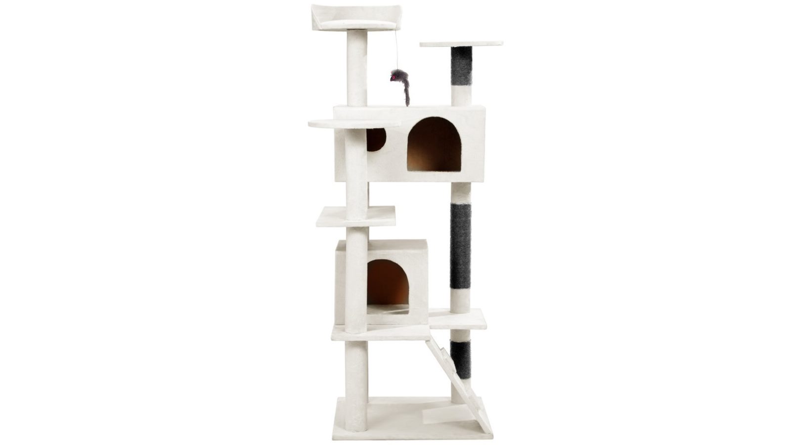 YES4PETS Beige Cat Scratching Tree Scratcher Post Pole Furniture Gym House