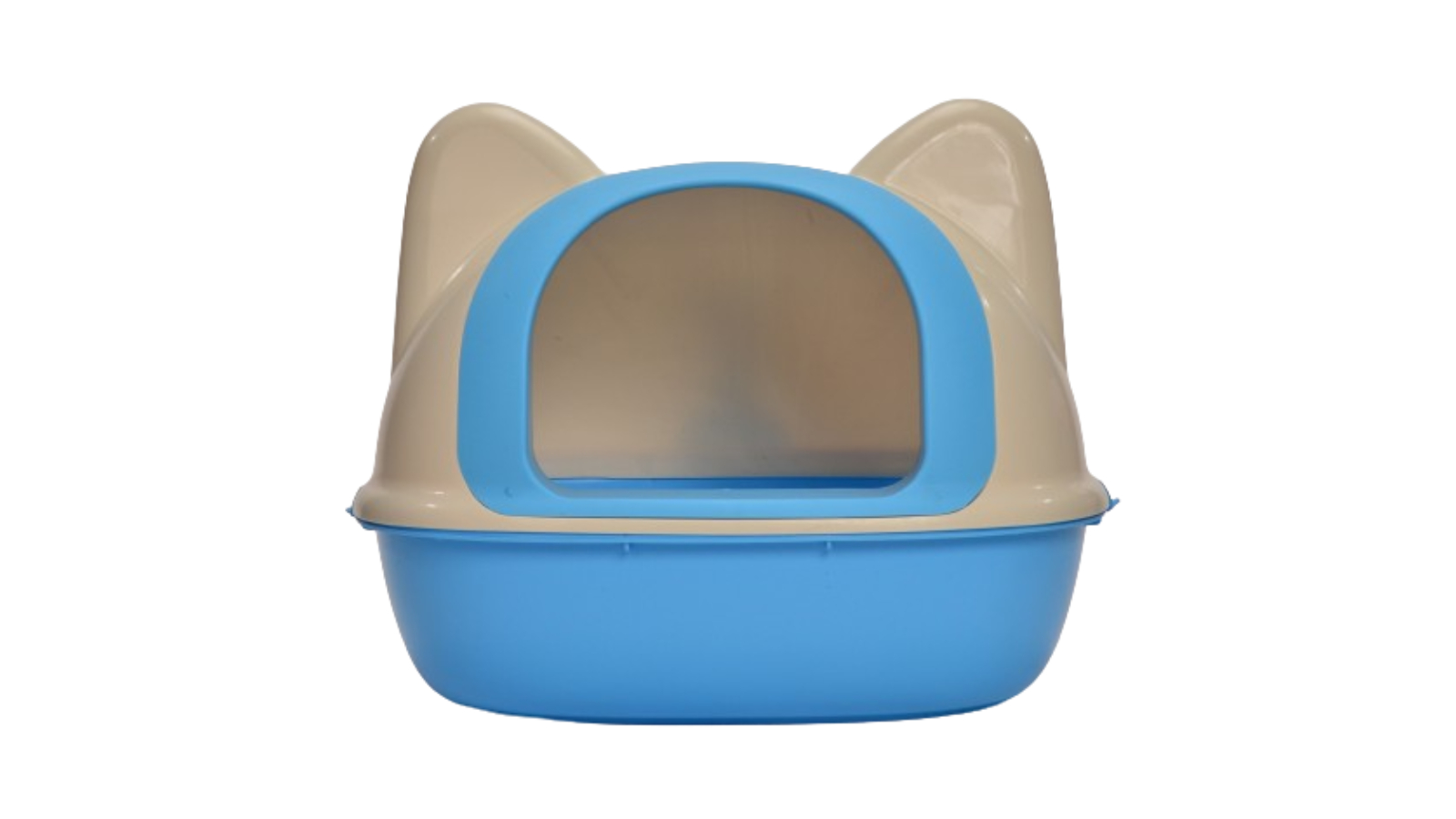 YES4PETS Hooded Cat Toilet Litter Box Tray House with Scoop - Blue