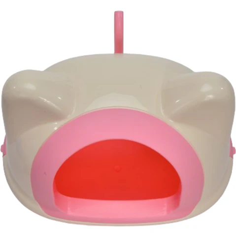 YES4PETS Hooded Cat Toilet Litter Box Tray House with Scoop - Pink