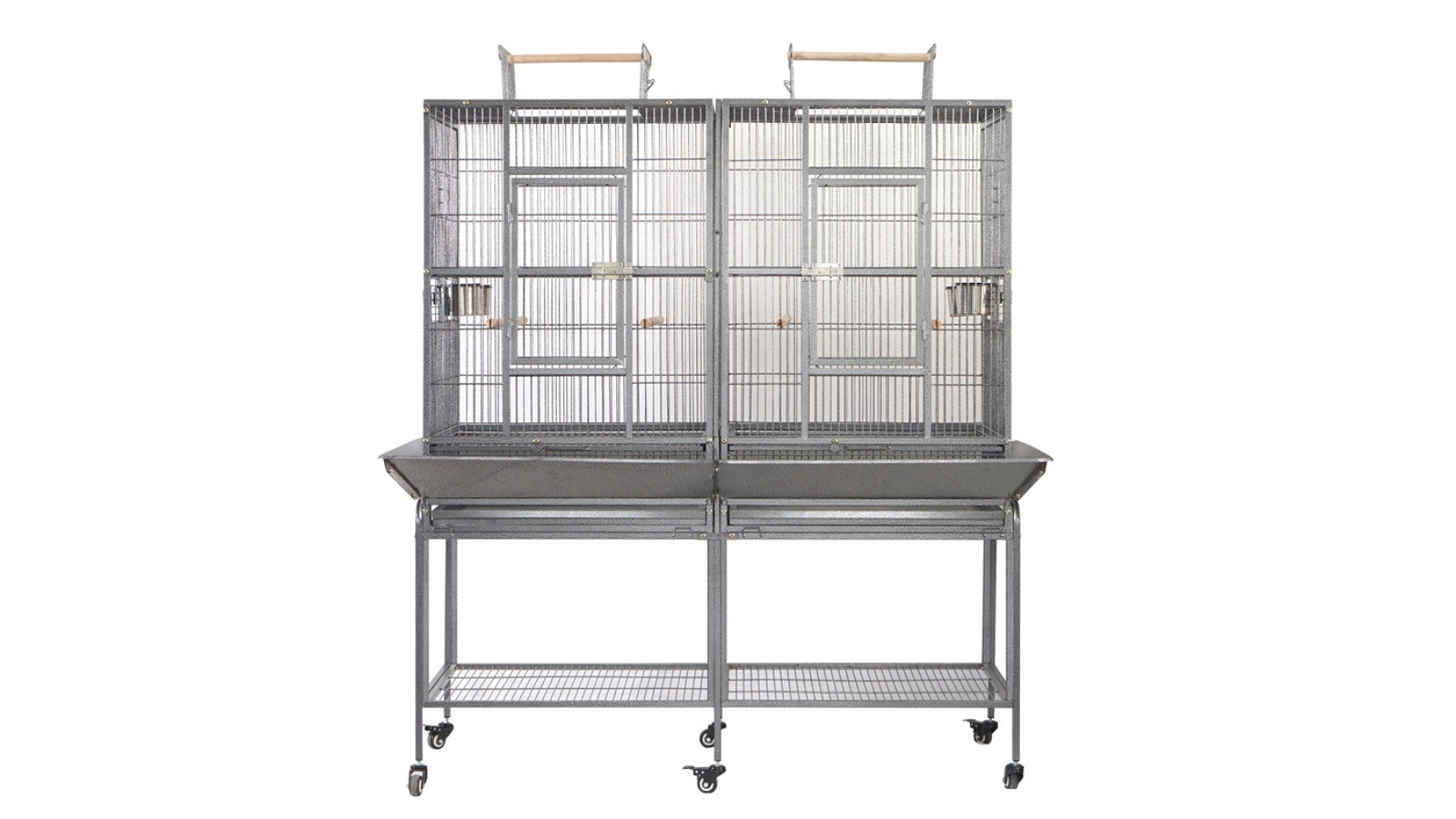 YES4PETS X-Large Bird Cage Aviary Perch Castor Wheel Removable Divider - 184cm
