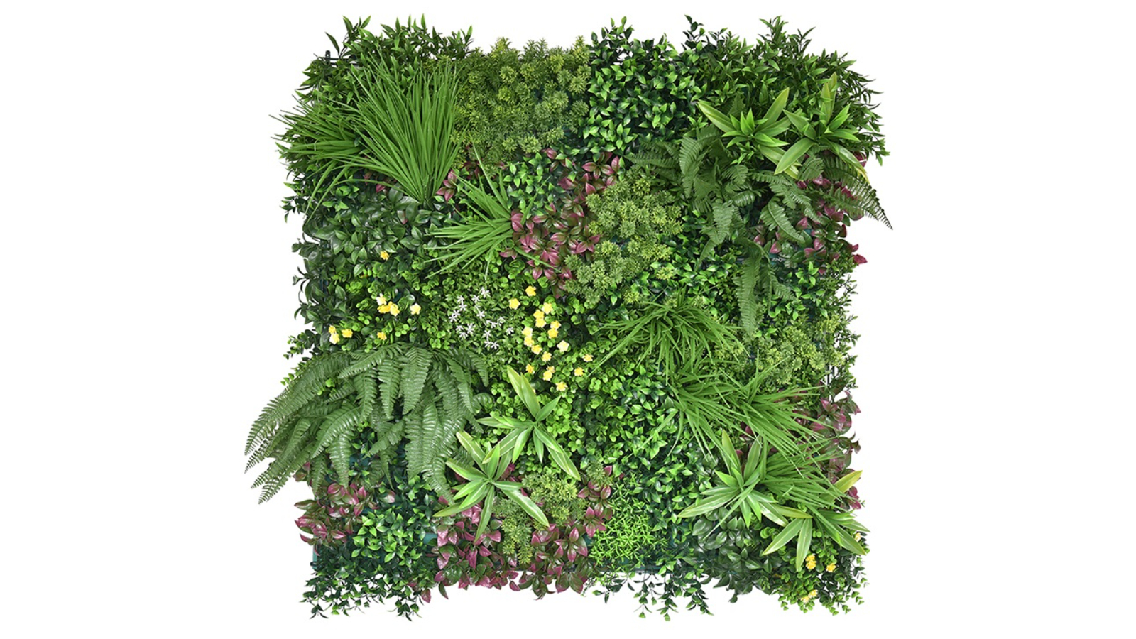 YES4HOMES 5sqm Artificial Plant Wall Grass Panel Vertical Garden Foliage Tile Fence - Style Four
