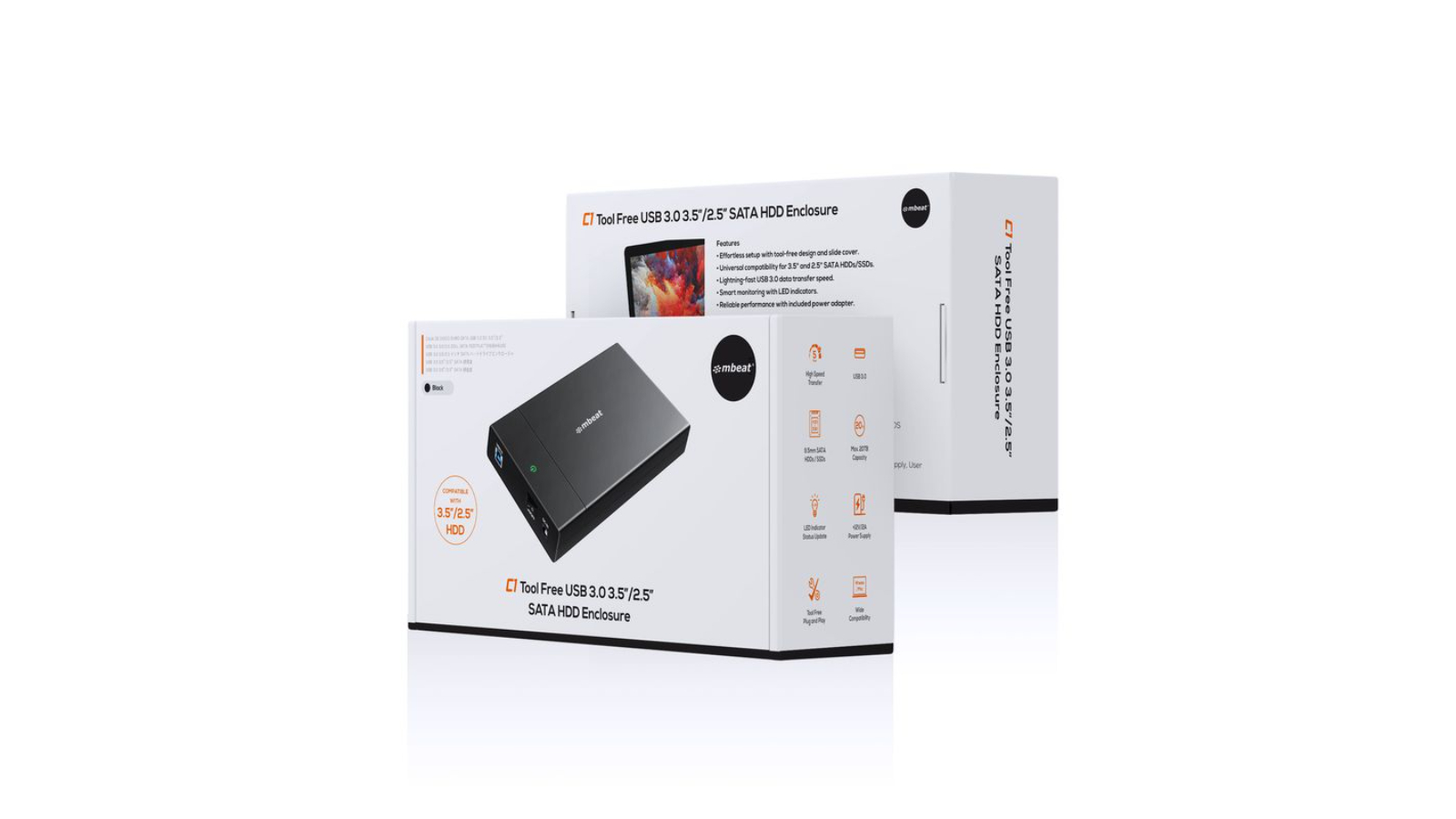 MBeat C1 Tool-Free USB and SATA HDD Enclosure