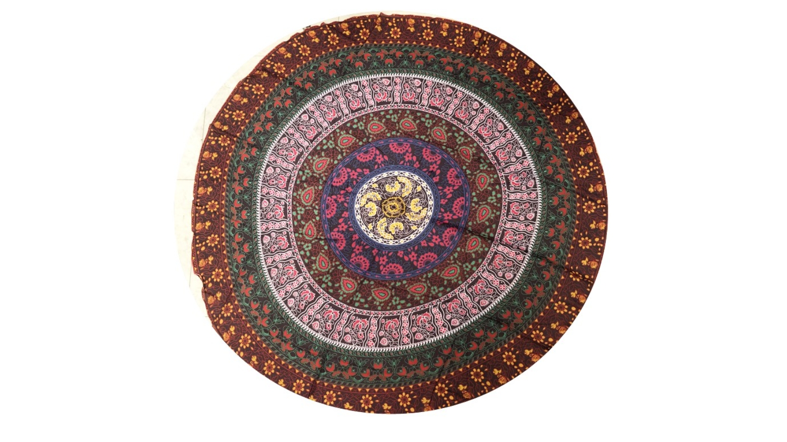 TODO Luxury Edition Chiffon Digital Print Beach Throw Yoga - Roses