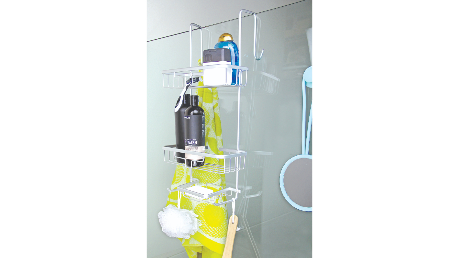Butlers Cove Over The Door Shower Caddy Harvey Norman