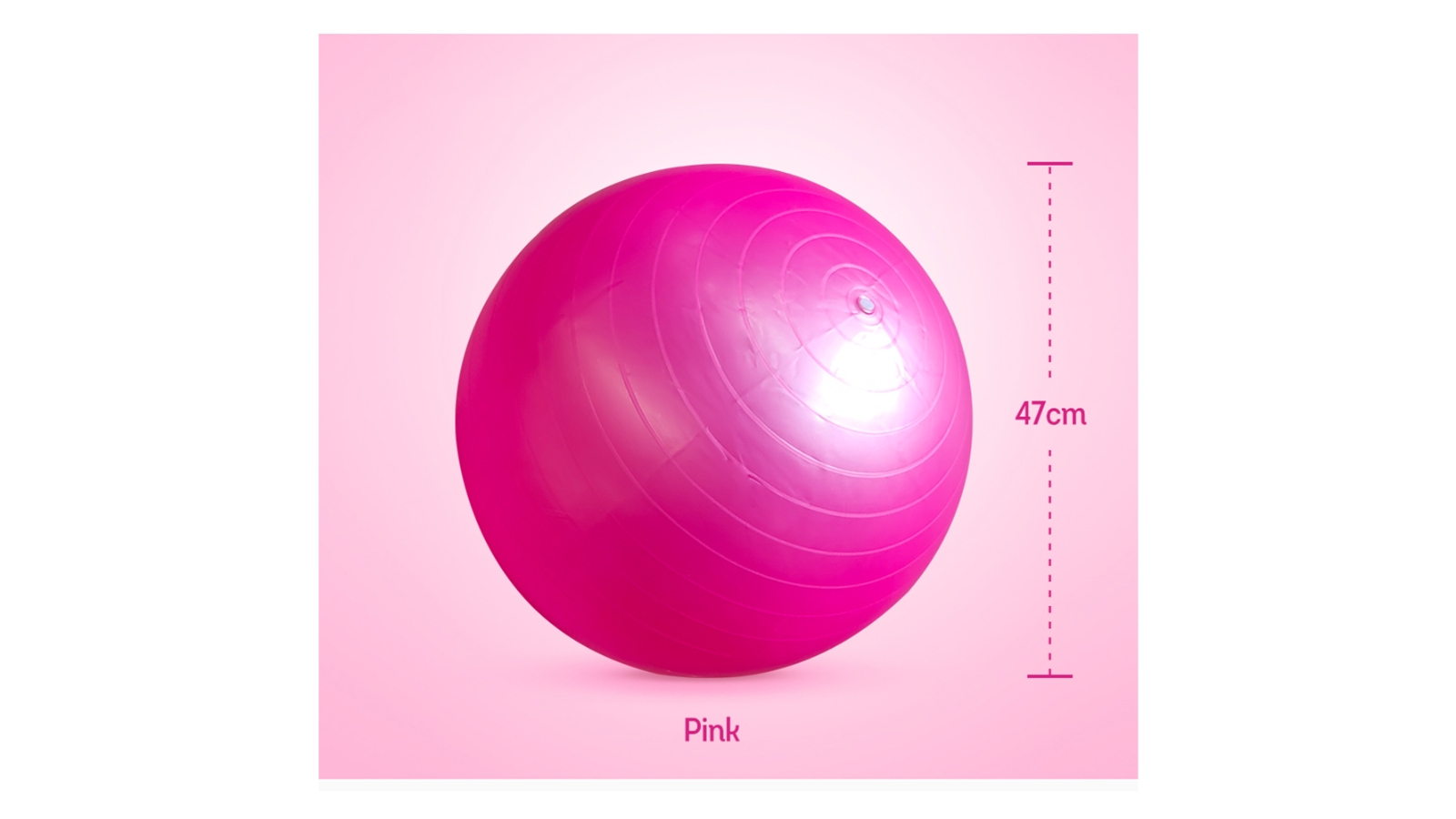 USA Pro Yoga Ball-Pink SKU: USA-PYB-PINK