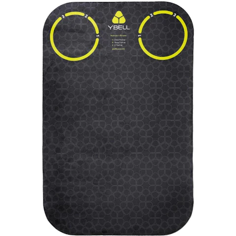 YBell 111cm Black Non-Slip Exercise Mat