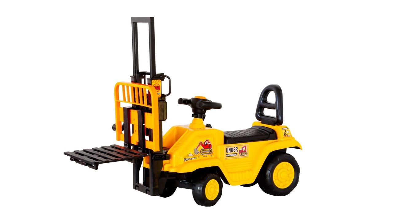Lenoxx Kids Manual Forklift Ride-On with Working Mast Lift and Pallet