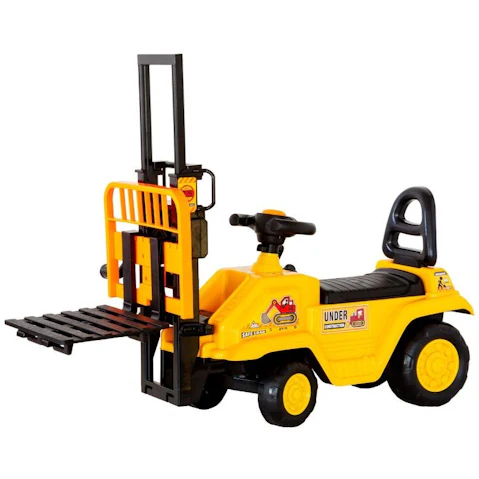 Lenoxx Kids Manual Forklift Ride-On with Working Mast Lift and Pallet