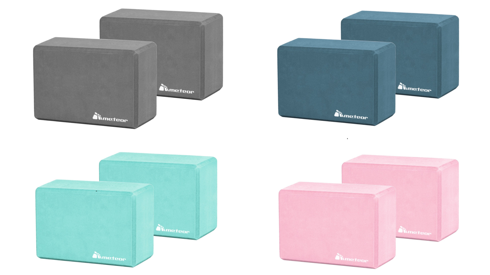 Meteor For The Winners Non-Slip High-Density Yoga Foam Block