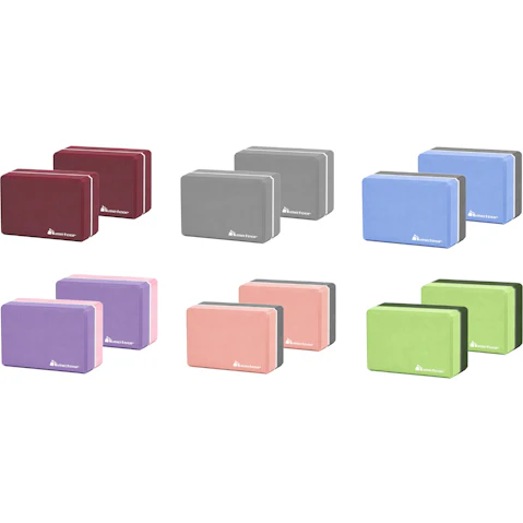 Meteor For The Winners 2 Piece High-Density Yoga Foam Block
