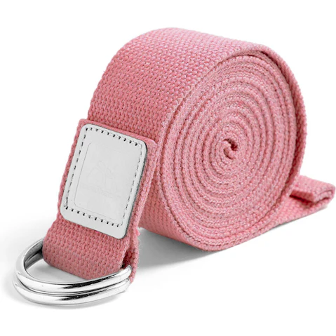Meteor For The Winners High Strength Yoga Strap - Pink