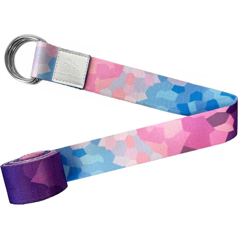 Meteor For The Winners High Strength Yoga Strap - Pink/Purple