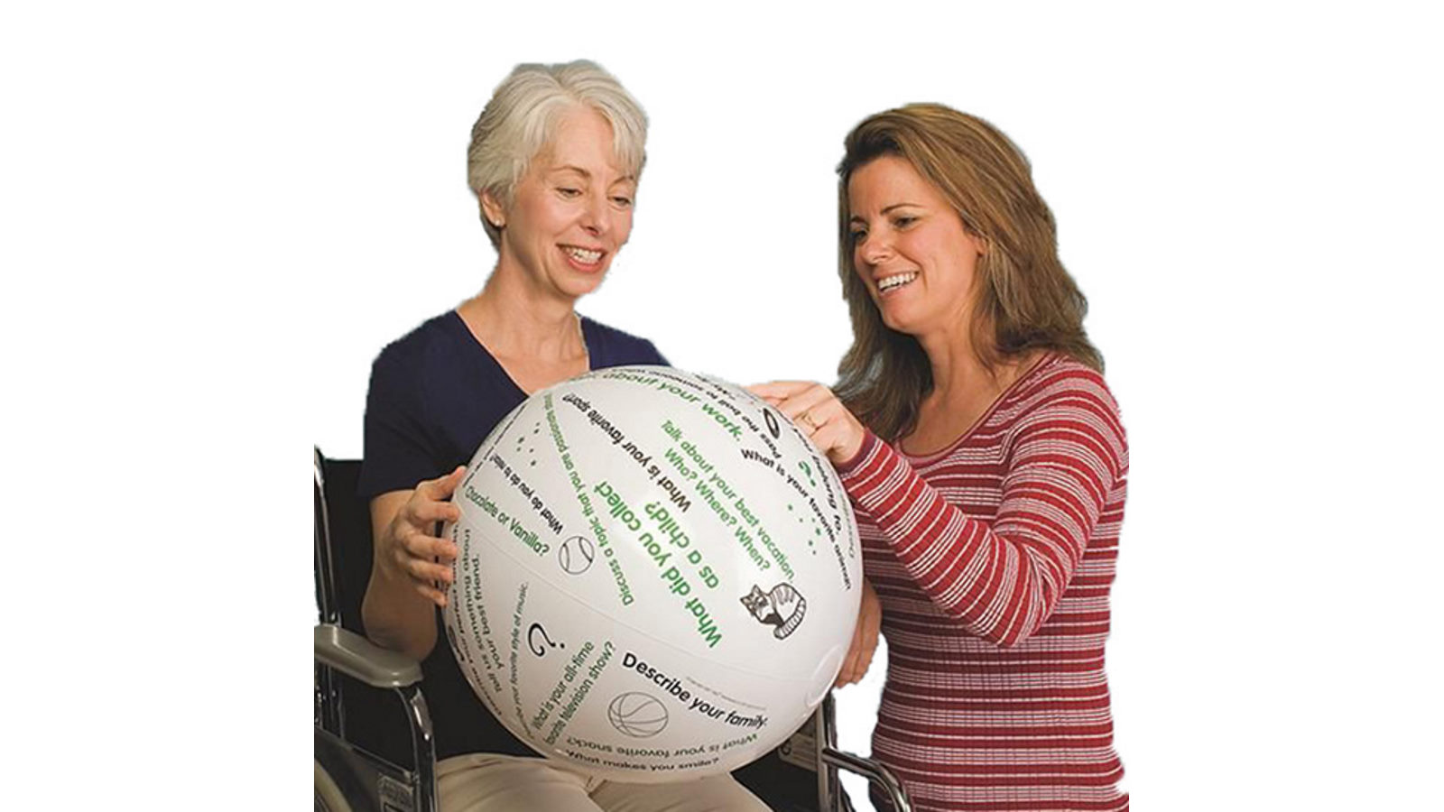 Toss N Talk About Conversation Ball - Getting Acquainted