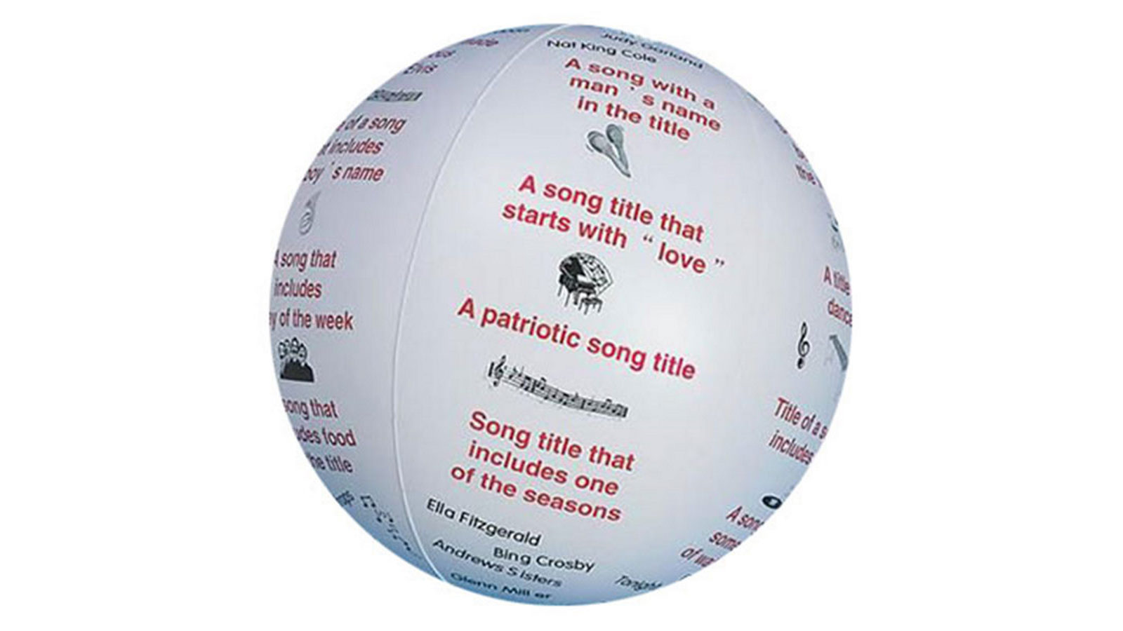 Toss N Talk About Conversation Ball - Music