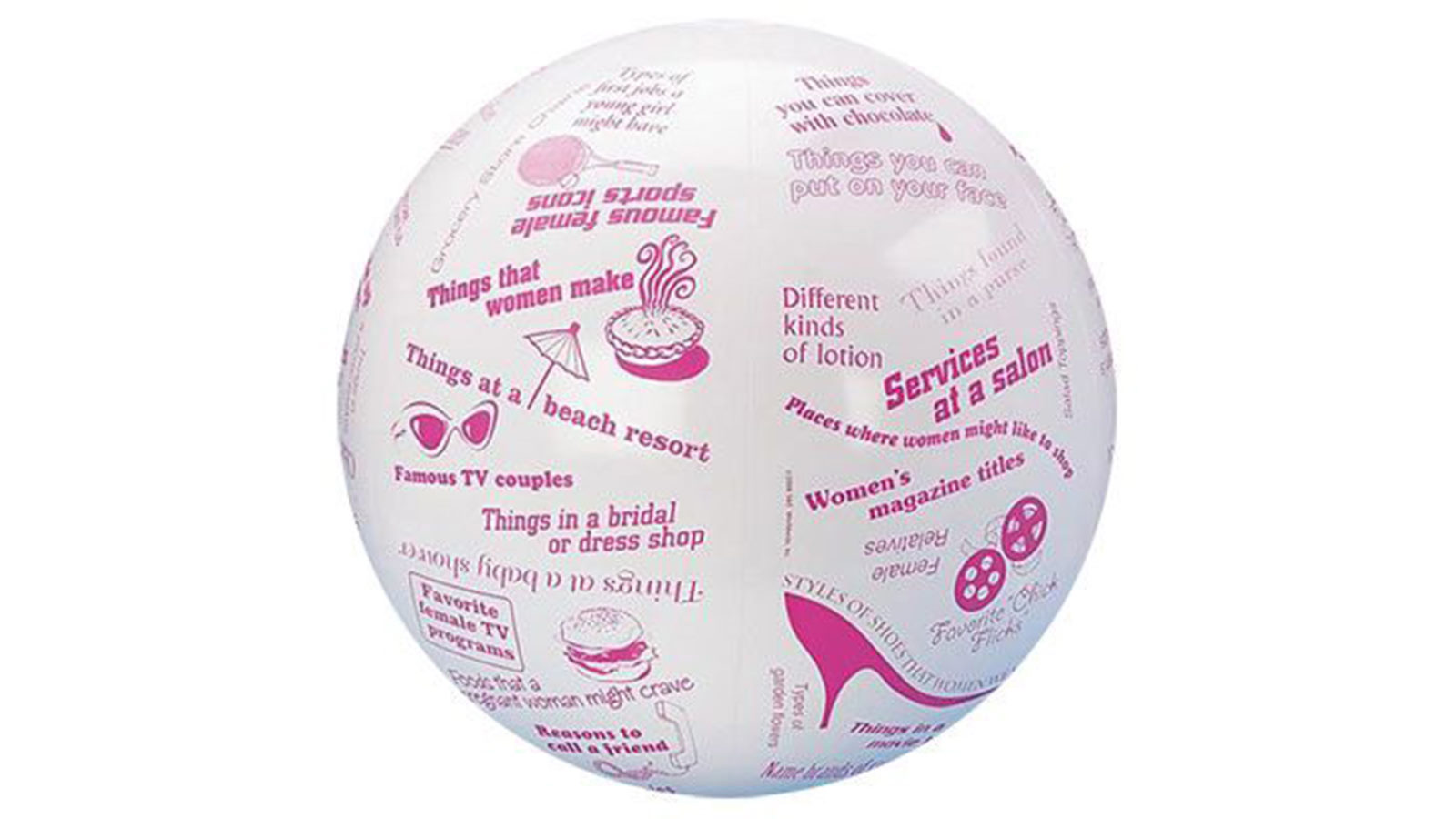 Toss N Talk About Conversation Ball - Women's Stuff