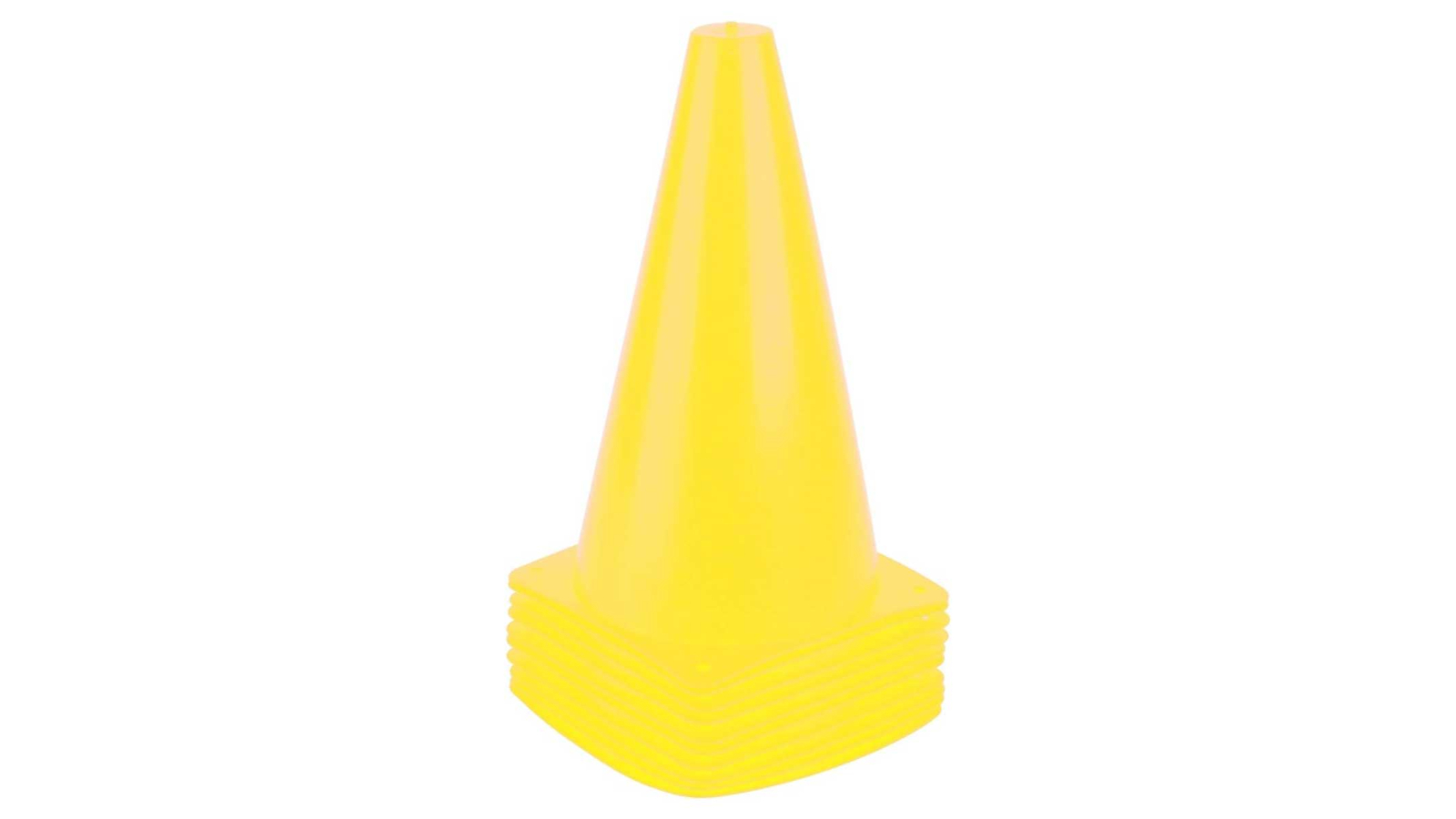 Yardgames 22cm PVC Field Marker Cone - Yellow