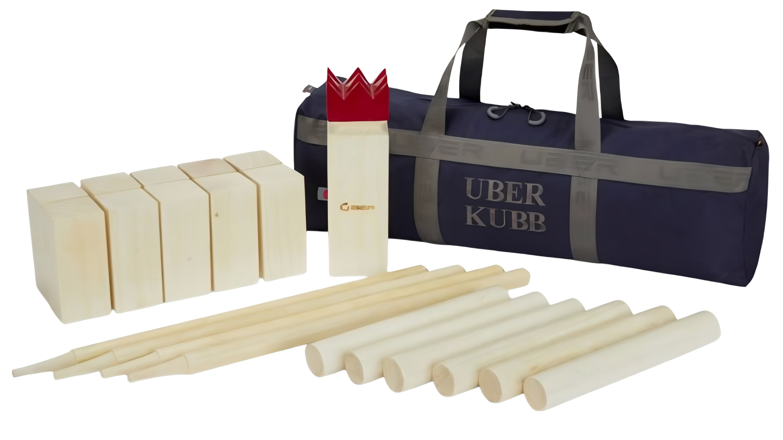 Uber Premium Hardwood Kubb Game