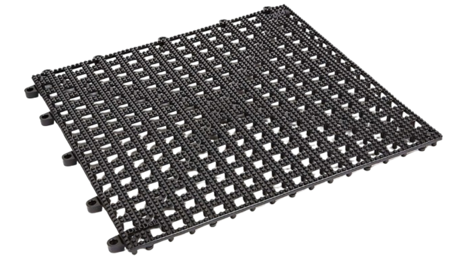 Yardgames 30 x 30cm Non-Slip Rubberised Pool Tile - Black