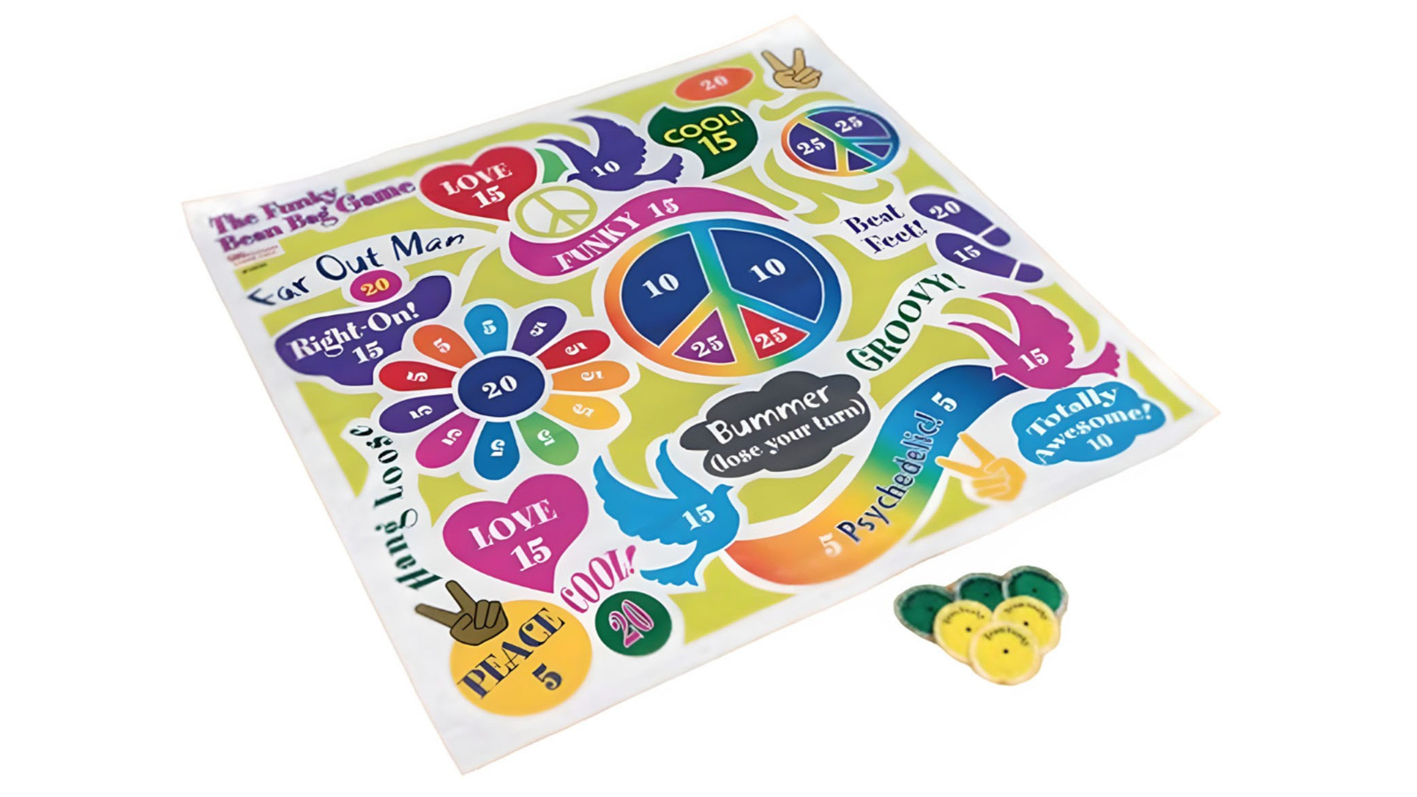 SS Worldwide Funky Beanbag Toss Target Game