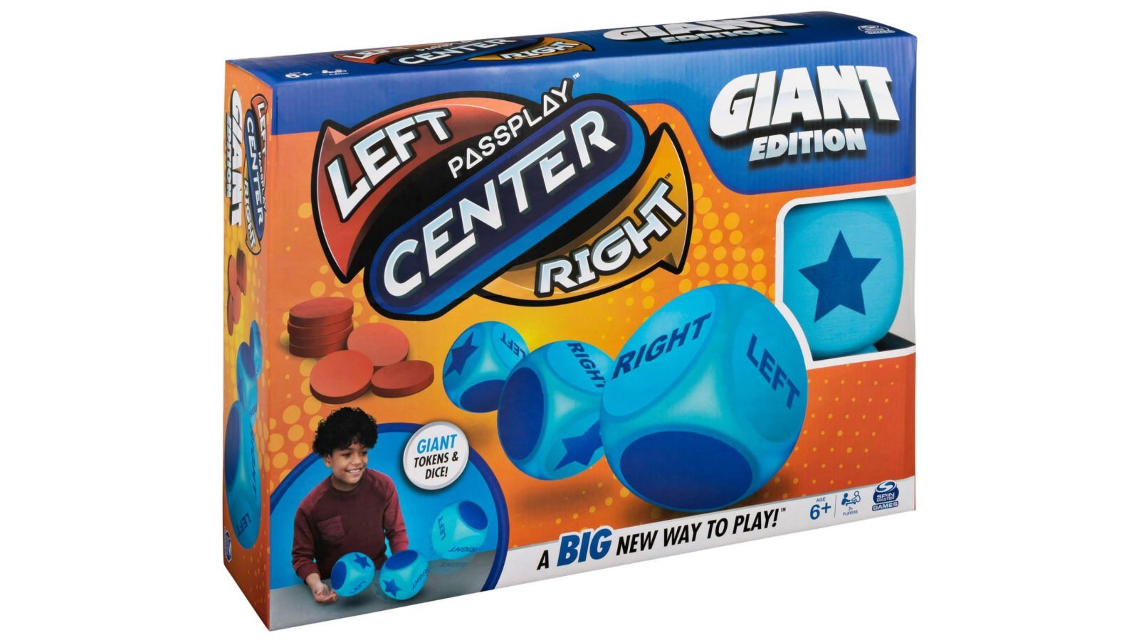 Giant Left Center Right Board Game - For All the Family