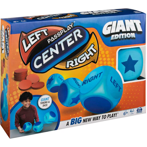 Giant Left Center Right Board Game - For All the Family