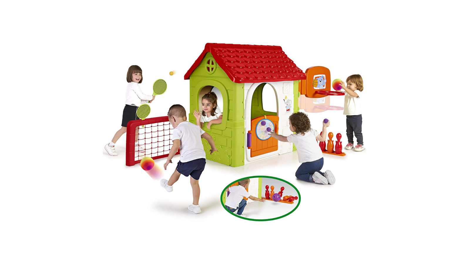 Feber Multi-Activity 6 in 1 Playhouse - AfterPay & zipPay Available