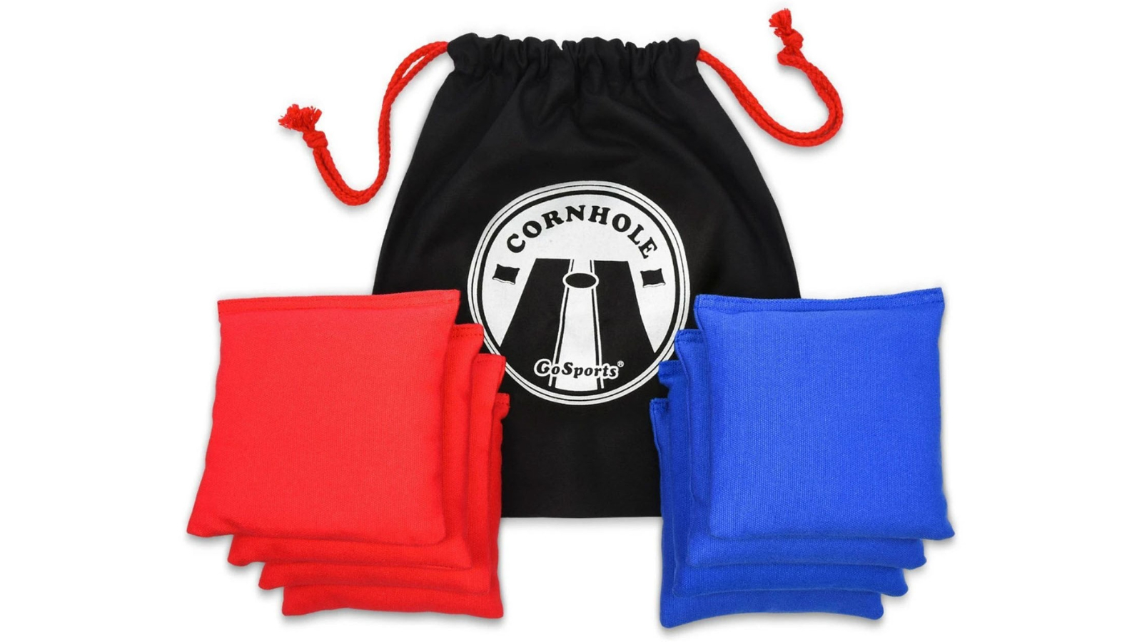 GoSports Premium Cornhole Bean Bag Set - Red/Blue