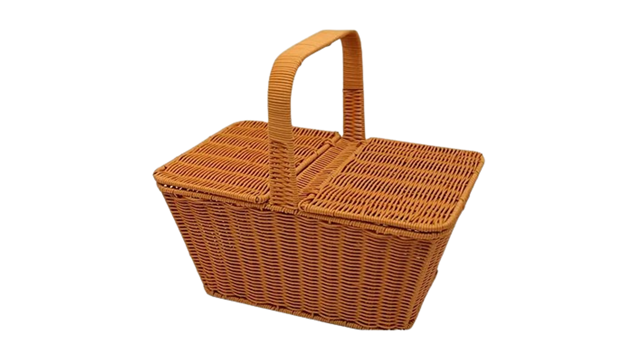 TM Handcrafted Rattan Picnic Basket