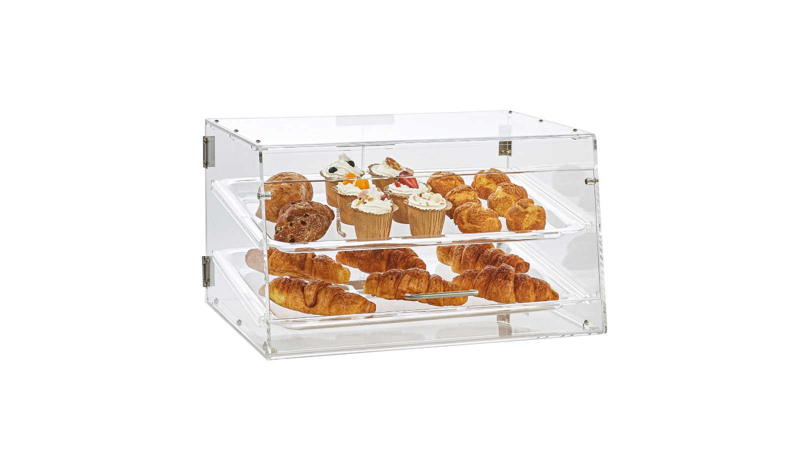 Vevor 2-Tier Acrylic Bakery Display Case