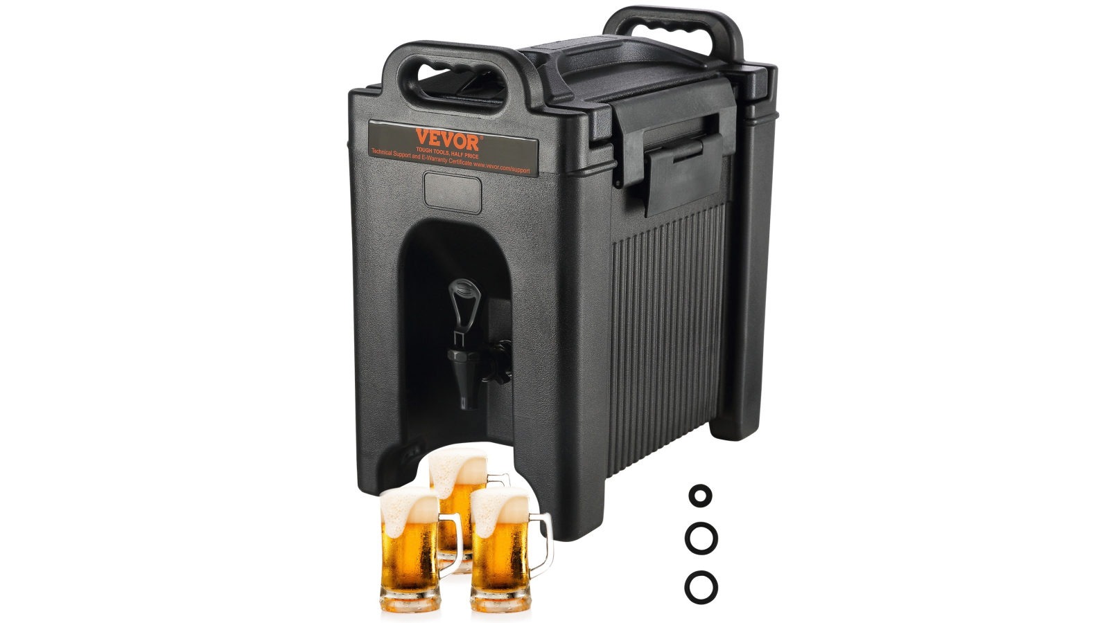 Vevor 9.5L Food Grade LDPE Insulated Hot and Cold Beverage Dispenser Server
