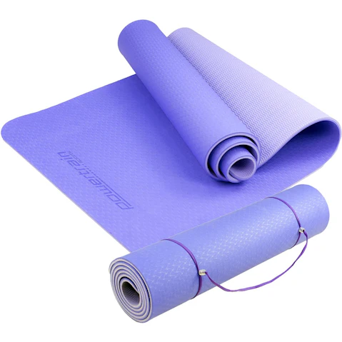Powertrain Yoga/Pilates Exercise Mat - Blue