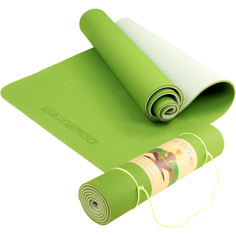 Powertrain Yoga/Pilates Exercise Mat - Green